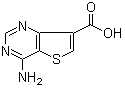 structure of CAS# 1318242-98-6, 4-Aminothieno[3,2-d]pyrimidine-7-carboxylic acid