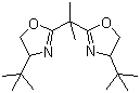 structure of CAS# 131833-93-7, (S,S)-(-)-2,2'-Isopropylidenebis(4-tert-butyl-2-oxazoline)