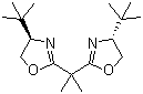 structure of CAS# 131833-97-1, (R,R)-(-)-2,2'-Isopropylidenebis(4-tert-butyl-2-oxazoline)