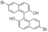 6,6'-Dibromo-1,1'-bi-2-naphthol molecular structure (CAS 13185-00-7)