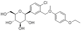 Dapagliflozin impurity 15 molecular structure (CAS 1318794-28-3)