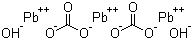 Lead(II) carbonate basic molecular structure (CAS 1319-46-6)