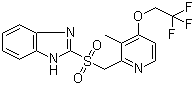 Lansoprazole sulfone molecular structure (CAS 131926-99-3)