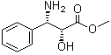 (alphaR,betaS)-rel-beta-Amino-alpha-hydroxybenzenepropanoic acid methyl ester molecular structure (CAS 131968-74-6)