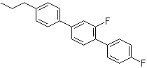 2',4-Difluoro-4''-propyl-1,1':4',1''-terphenyl molecular structure (CAS 132054-43-4)