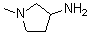 structure of CAS# 13220-27-4, (1-Methylpyrrolidin-3-yl)amine