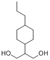 2-(4-Propylcyclohexyl)propane-1,3-diol molecular structure (CAS 132310-86-2)