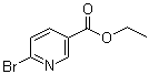 structure of CAS# 132334-98-6, 6-Bromonicotinic acid ethyl ester;Ethyl 2-bromo-5-pyridinecarboxylate