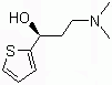 (S)-(-)-N,N-Dimethyl-3-hydroxy-3-(2-thienyl)propanamine molecular structure (CAS 132335-44-5)