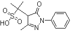 4,5-Dihydro-alpha,alpha,3-trimethyl-5-oxo-1-phenyl-1H-pyrazole-4-methanesulfonic acid molecular structure (CAS 1323485-71-7)