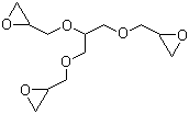 Glycerol triglycidyl ether molecular structure (CAS 13236-02-7)