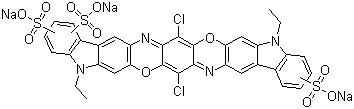 直接蓝 108分子结构 (CAS 1324-58-9)