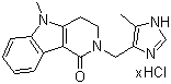 Alosetron hydrochloride molecular structure (CAS 132414-02-9)