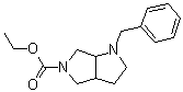 Ethyl 2-benzyl-2,7-diazabicyclo[3.3.0]octane-7-carboxylate molecular structure (CAS 132414-78-9)