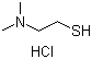 2-(Dimethylamino)ethanethiol hydrochloride molecular structure (CAS 13242-44-9)
