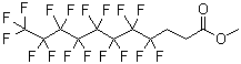 4,4,5,5,6,6,7,7,8,8,9,9,10,10,11,11,11-Heptadecafluoroundecanoic acid methyl ester molecular structure (CAS 132424-37-4)