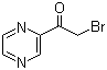 结构式 CAS# 132426-19-8, 2-溴-1-(2-吡嗪基)乙酮