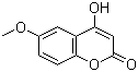 4-Hydroxy-6-methoxycoumarin molecular structure (CAS 13252-84-1)