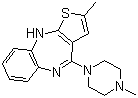 Olanzapine molecular structure (CAS 132539-06-1)