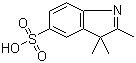 结构式 CAS# 132557-72-3, 2,3,3-三甲基-3H-吲哚-5-磺酸