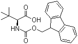 Fmoc-L-tert-leucine molecular structure (CAS 132684-60-7)