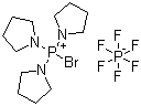 Bromo-tris-pyrrolidino-phosphonium hexafluorophosphate molecular structure (CAS 132705-51-2)