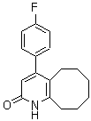structure of CAS# 132812-72-7, 4-(4-Fluorophenyl)-5,6,7,8,9,10-hexahydrocycloocta[b]pyridin-2(1H)-one