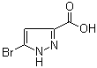 5-Bromo-1H-pyrazole-3-carboxylic acid molecular structure (CAS 1328893-16-8)