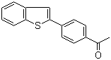 结构式 CAS# 132932-62-8, 2-(4-乙酰基苯基)苯并噻吩