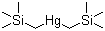Bis(trimethylsilylmethyl)mercury molecular structure (CAS 13294-23-0)