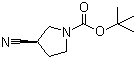 (R)-1-Boc-3-cyanopyrrolidine molecular structure (CAS 132945-76-7)
