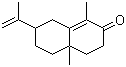 (4aS,7R)-1,4a-二甲基-7-(丙-1-烯-2-基)-3,4,5,6,7,8-六氢萘-2-酮分子结构 (CAS 132983-05-2)
