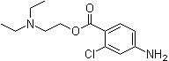 氯普鲁卡因分子结构 (CAS 133-16-4)