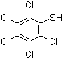 Pentachlorothiophenol molecular structure (CAS 133-49-3)