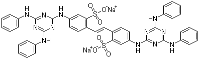 荧光增白剂 9分子结构 (CAS 133-66-4)
