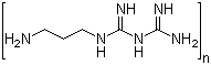 N-(3-Aminopropyl)imidodicarbonimidic diamide homopolymer molecular structure (CAS 133029-32-0)