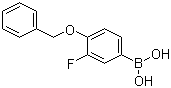 structure of CAS# 133057-83-7, 4-(Benzyloxy)-3-fluorophenylboronic acid