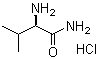 D-缬氨酰胺盐酸盐分子结构 (CAS 133170-58-8)