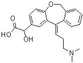 11-[3-(Dimethylamino)propylidene]-6,11-dihydro-alpha-hydroxy-dibenz[b,e]oxepin-2-acetic acid molecular structure (CAS 1331822-32-2)
