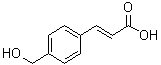 (2E)-3-[4-(Hydroxymethyl)phenyl]-2-propenoic acid molecular structure (CAS 1332370-00-9)