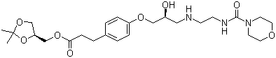 Landiolol molecular structure (CAS 133242-30-5)