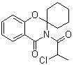 3-(2-Chloro-1-oxopropyl)spiro[2H-1,3-benzoxazine-2,1'-cyclohexan]-4(3H)-one molecular structure (CAS 1332594-11-2)