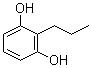 结构式 CAS# 13331-19-6, 2-正丙基间苯二酚