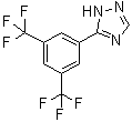5-[3,5-Bis(trifluoromethyl)phenyl]-1H-1,2,4-triazole molecular structure (CAS 1333154-10-1)