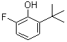 结构式 CAS# 133342-43-5, 2-(叔丁基)-6-氟苯酚