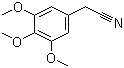 结构式 CAS# 13338-63-1, 3,4,5-三甲氧基苯乙腈