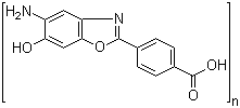 4-(5-氨基-6-羟基苯并恶唑-2-基)苯甲酸聚合物分子结构 (CAS 133440-67-2)