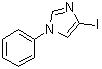 4-Iodo-1-phenyl-1H-imidazole molecular structure (CAS 1334541-27-3)