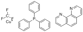 (1,10-Phenanthroline)(trifluoromethyl)(triphenylphosphine)copper(I) molecular structure (CAS 1334890-93-5)