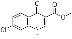 7-Chloro-1,4-dihydro-4-oxo-3-quinolinecarboxylic acid methyl ester molecular structure (CAS 133514-23-5)